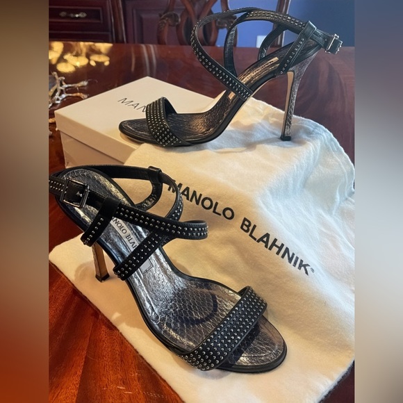 Manolo Blahnik High Heels IT 38.5 - Picture 2 of 3